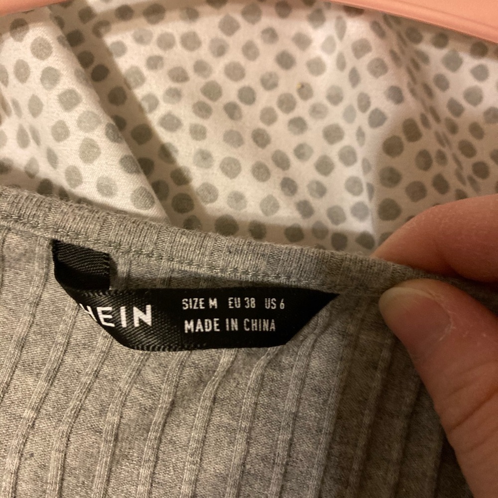 SHEIN grey crop top